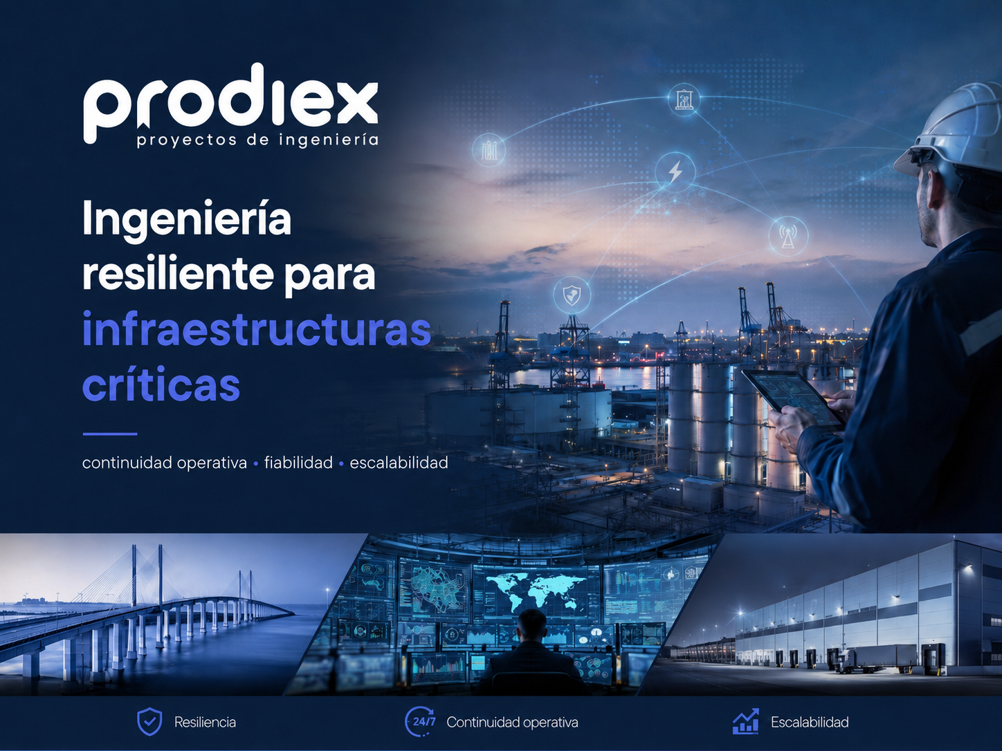 Ingeniería resiliente para infraestructuras críticas