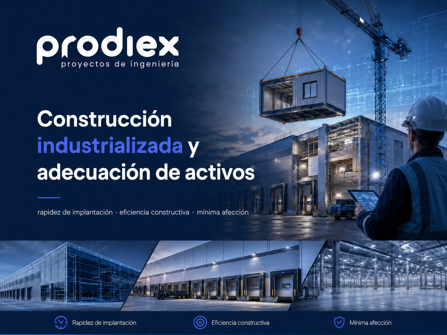 Construcción industrializada y adecuación de activos